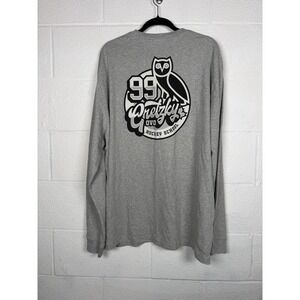 OVO October's Very Own Gretzky Hockey School Long Sleeve Shirt 2XL Gray Drake